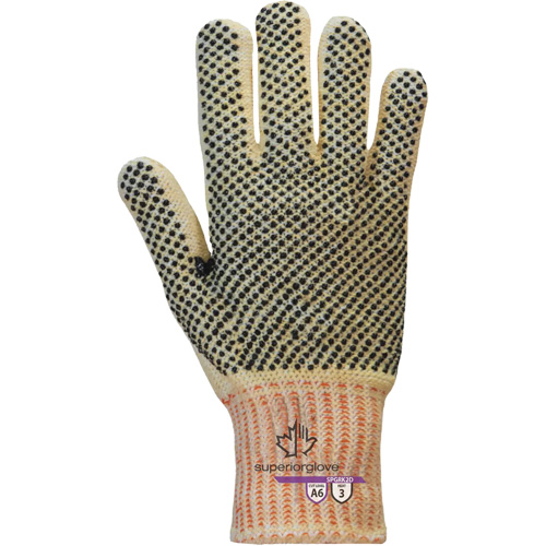 Contender SPGRK2D Cut Resistant Gloves, Size Small, 7 Gauge, PVC Coated, Kevlar&reg;/Engineered Yarn Shell, ASTM ANSI Level A6 Waymarc Industries Inc