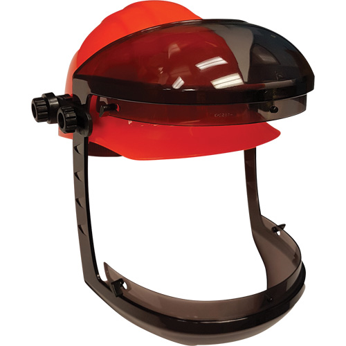 Facetec with Cap Attachment for Slotted Hard Hats, Ratchet Suspension Waymarc Industries Inc