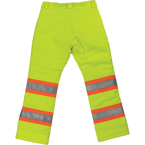 Pantalon de s&eacute;curit&eacute; isolant et extensible pour femmes, Polyester, Petit, Jaune lime haute visibilit&eacute; Waymarc Industries Inc