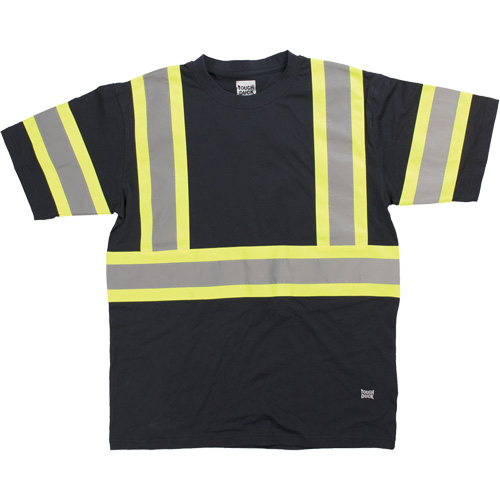Chemise de s&eacute;curit&eacute; &agrave; manches courtes, Coton, T-petit, Noir Waymarc Industries Inc
