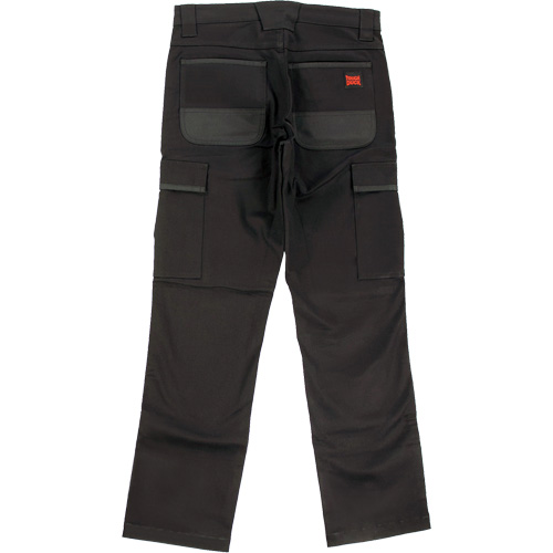 Pantalon de travail WP100, Coton/Spandex, Noir, Taille 0, Entrejambe 30 Waymarc Industries Inc
