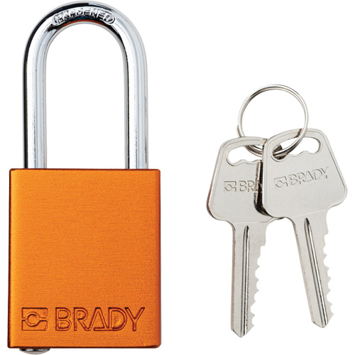 Cadenas de s&eacute;curit&eacute;, Cadenas de s&eacute;curit&eacute;, Cl&eacute;s diff&eacute;rentes, Aluminium, Largeur de 1-1/2" Waymarc Industries Inc