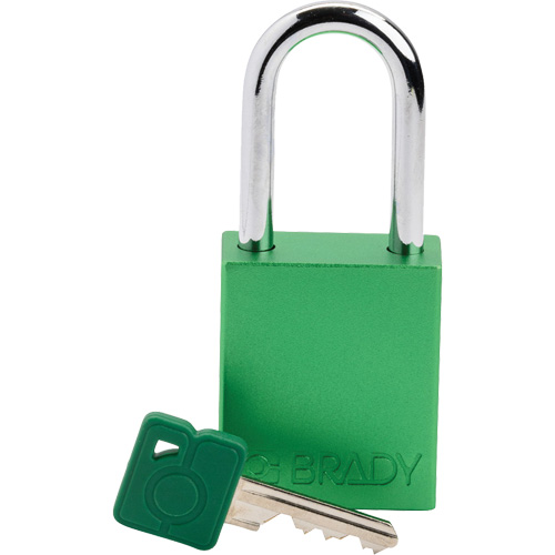 Cadenas de s&eacute;curit&eacute;, Cadenas de s&eacute;curit&eacute;, Cl&eacute;s diff&eacute;rentes, Aluminium, Largeur de 1-1/2" Waymarc Industries Inc