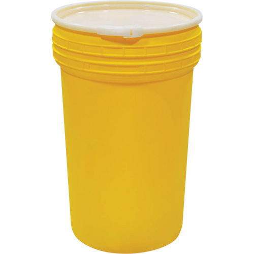 Ensemble de baril emboîtable en plastique pour laboratoire, 55 gal. US, Mobile Waymarc Industries Inc