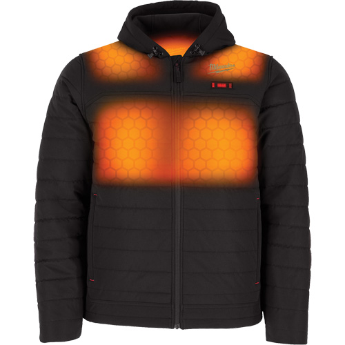 M12 Heated Quietshell Jacket with Battery, Men's, Medium, Black Waymarc Industries Inc