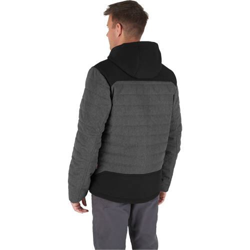 Veste chauffante M12 QuietShell avec pile, Hommes, 2T-Grand, Gris Waymarc Industries Inc