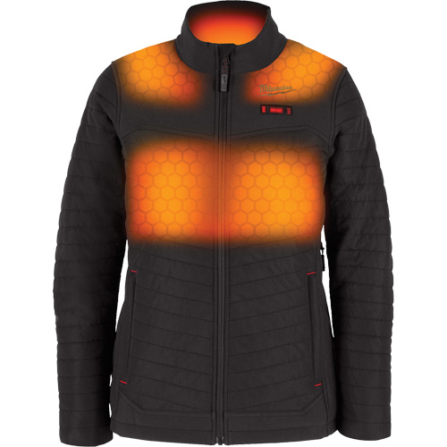 Manteau chauffant M12 Axis avec pile, Femmes, Moyen, Noir Waymarc Industries Inc