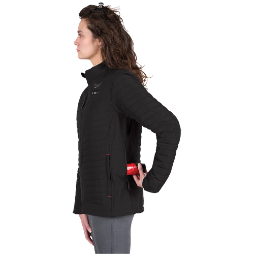 Manteau chauffant M12 Axis avec pile, Femmes, Moyen, Noir Waymarc Industries Inc
