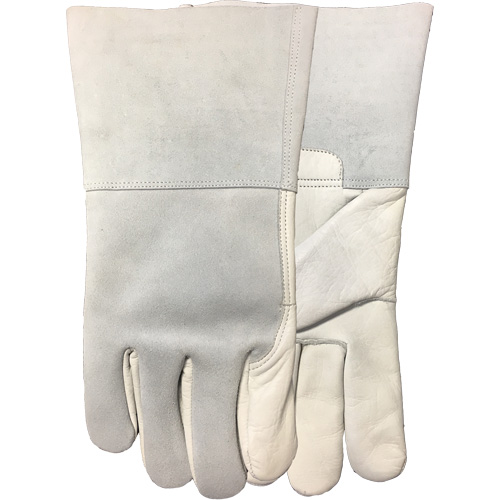 2757E Fabulous Fabricator Fitter's Gloves, Small, Grain Cowhide Palm, Cotton Fleece Inner Lining Waymarc Industries Inc