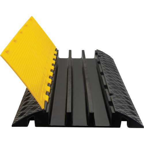 Protecteur de c&acirc;bles en polyur&eacute;thane, 3 canaux, 35,43" lo x 19,69" la x 3" h Waymarc Industries Inc