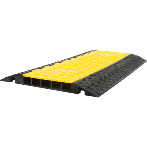 Protecteur de c&acirc;bles en polyur&eacute;thane, 5 canaux, 35,43" lo x 19,69" la x 2" h Waymarc Industries Inc