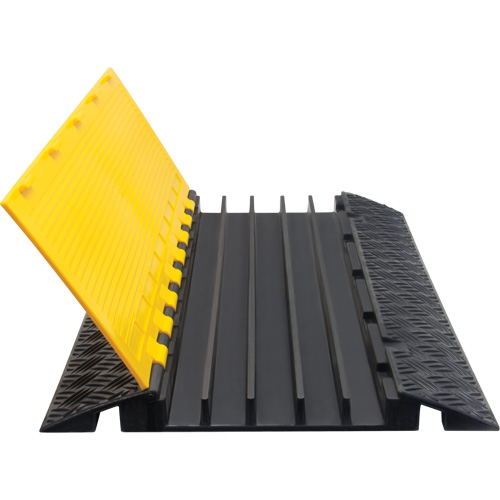 Protecteur de c&acirc;bles en polyur&eacute;thane, 5 canaux, 35,43" lo x 19,69" la x 2" h Waymarc Industries Inc