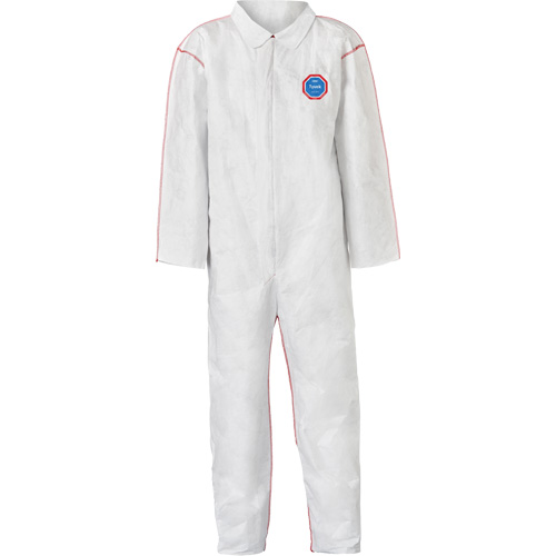 SFR Coveralls with Collar, Medium, White, Tyvek&reg; 400 Waymarc Industries Inc