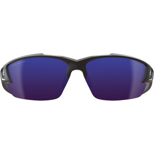 Khor G2 Safety Glasses, Blue Mirror Lens, Anti-Scratch/Polarized, ANSI Z87+/MCEPS GL-PD 10-12/Meets/Exceeds CSA Z94.3 Waymarc Industries Inc