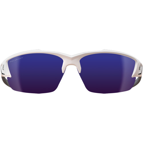 Khor G2 Safety Glasses, Blue Mirror Lens, Anti-Scratch/Polarized, ANSI Z87+/MCEPS GL-PD 10-12/Meets/Exceeds CSA Z94.3 Waymarc Industries Inc