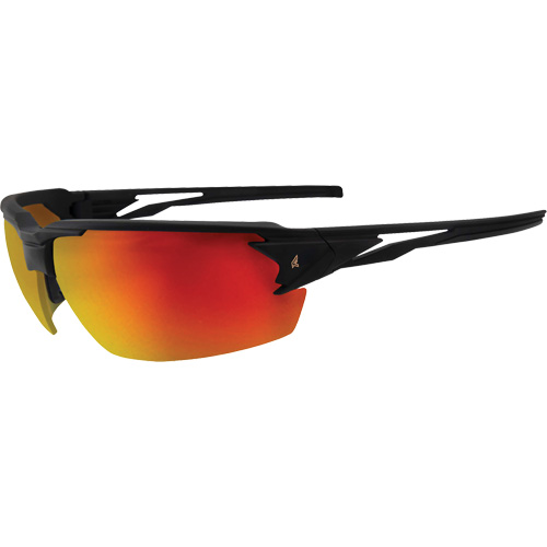 Pumori Safety Glasses, Red/Mirror Lens, Anti-Scratch, ANSI Z87+/MCEPS GL-PD 10-12/Meets/Exceeds CSA Z94.3 Waymarc Industries Inc