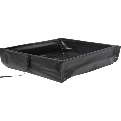 Collapsible Roll-Up Spill Berm, 60 US gal. Capacity, 4' W x 4' L x 6" H Waymarc Industries Inc
