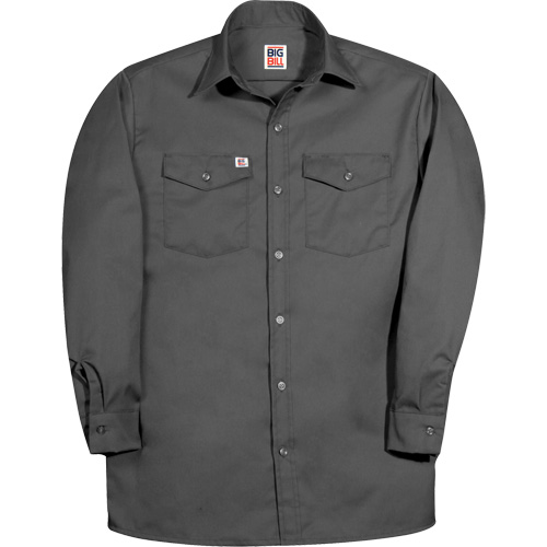 Premium Long-Sleeve Work Shirt, Men's, 2X-Large, Charcoal Waymarc Industries Inc