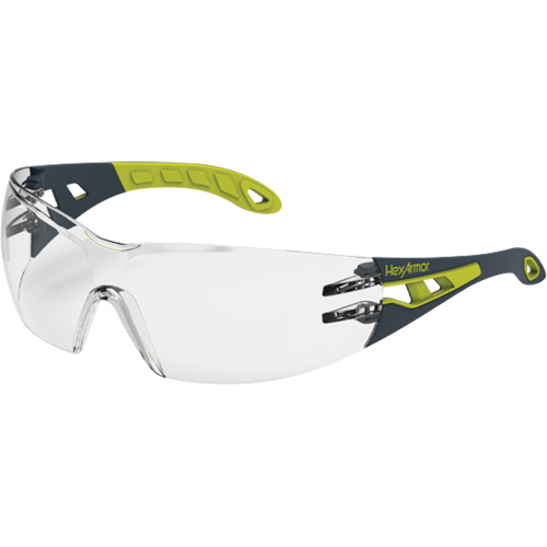 MX200 Rimless Wraparound Safety Glasses, Clear Lens, Anti-Fog/Anti-Scratch, ANSI Z87+/Meets/Exceeds CSA Z94.3 Waymarc Industries Inc