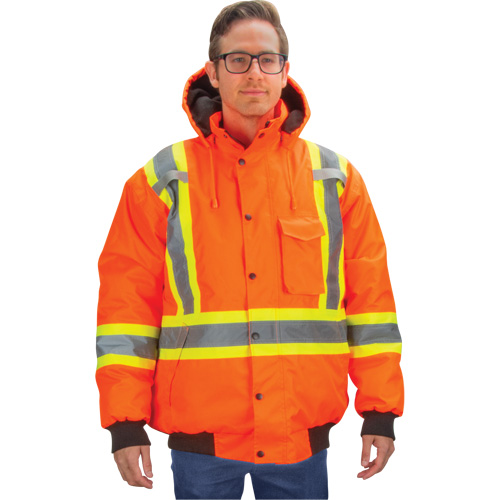 Waterproof 7-in-1 Winter Parka, High Visibility Orange, Medium Waymarc Industries Inc