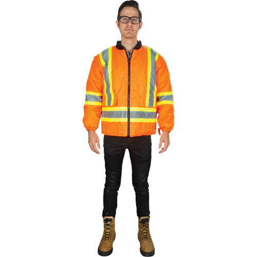Waterproof 7-in-1 Winter Parka, High Visibility Orange, Medium Waymarc Industries Inc