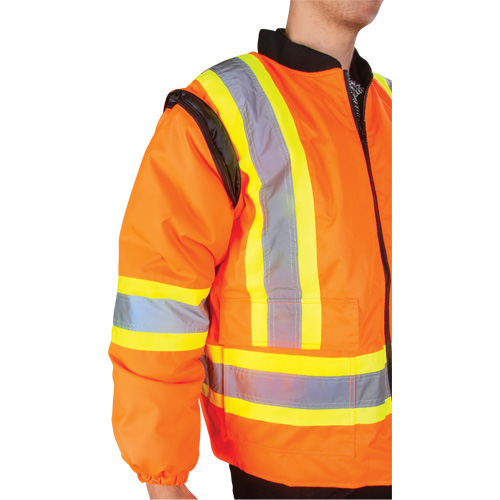 Waterproof 7-in-1 Winter Parka, High Visibility Orange, Medium Waymarc Industries Inc