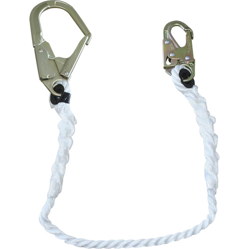 LAN-1242-4 5/8" Restraint Rope Lanyard, 1 Legs, 4', CSA Class A Waymarc Industries Inc