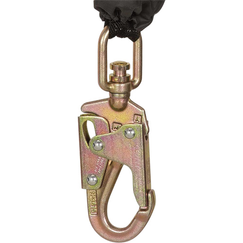 SRL-73302-10LE Self-Retracting Lifeline, 10', Galvanized Steel, Swivel Waymarc Industries Inc