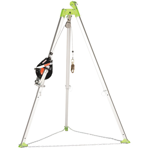 SRL-73303-60 Cable Self-Retracting Lifeline with Recovery, 60', Galvanized Steel, Swivel Waymarc Industries Inc