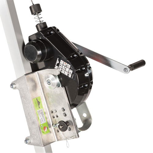 SRL-73303-60 Cable Self-Retracting Lifeline with Recovery, 60', Galvanized Steel, Swivel Waymarc Industries Inc