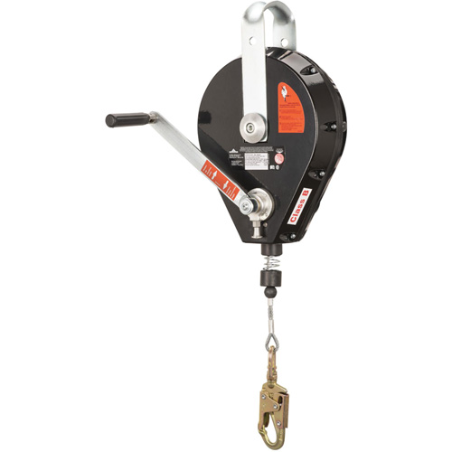 SRL-73303-96 Cable Self-Retracting Lifeline with Recovery, 96', Galvanized Steel, Swivel Waymarc Industries Inc
