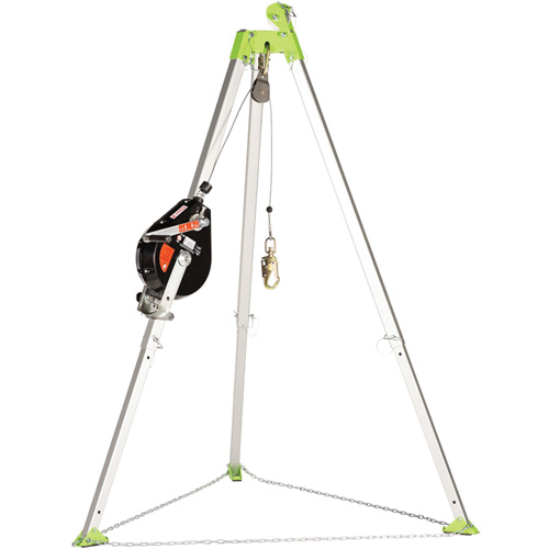 SRL-73303-96 Cable Self-Retracting Lifeline with Recovery, 96', Galvanized Steel, Swivel Waymarc Industries Inc