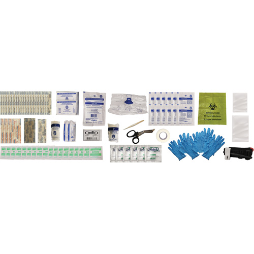Trousse de premiers soins Shield, R&eacute;pond ou surpasse la norme CSA Z1220-24 type 2 environnements &agrave; faible risque, Petit (2-25 travailleurs) Waymarc Industries Inc