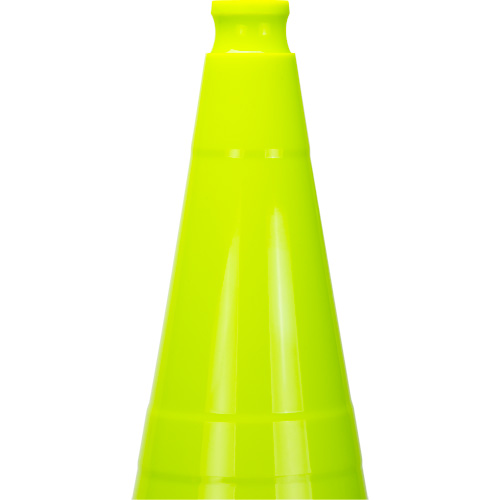 C&ocirc;ne de signalisation de premi&egrave;re qualit&eacute;, 28", Vert lime Waymarc Industries Inc