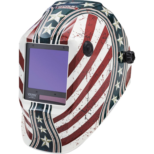 VIKING 3350 Daredevil Welding Helmet, 3.74" L x 3.34" W View Area, 5 - 13 Shade Range Waymarc Industries Inc