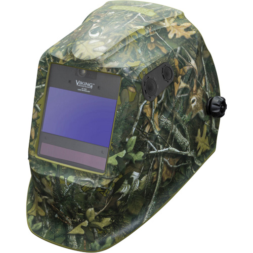 Masque de soudage VIKING 2450 s&eacute;rie ADV White Tail Camo, 3,82" lo x 2,44" la Champ de vision, Teinte 5 - 13 Waymarc Industries Inc