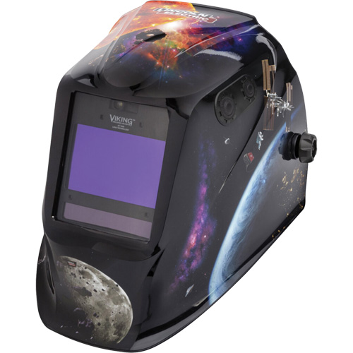 VIKING 2450 ADV Series Intergalactic Helmet, 3.82" L x 2.44" W View Area, 5 - 13 Shade Range Waymarc Industries Inc