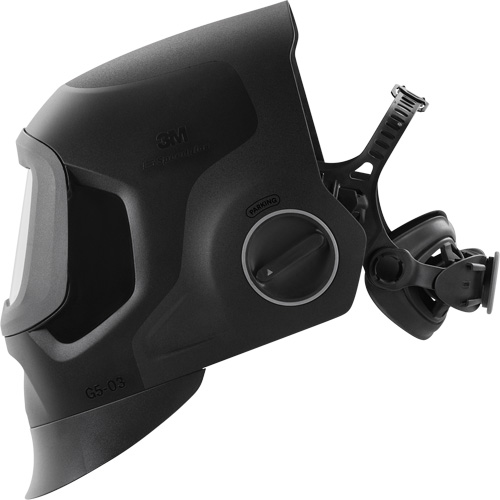 Speedglas G5-03 Pro Black Fixed Front Welding Helmet, 2.8" L x 4.3" W View Area, 8-14/3/5 Shade Range, Black Waymarc Industries Inc
