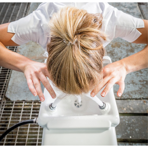 Douche oculaire/faciale, Installation Montage mural, Bol Plastique Waymarc Industries Inc