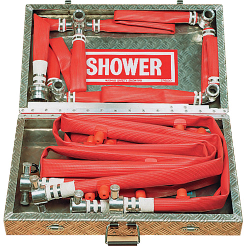 Douche de d&eacute;contamination portable &agrave; 16 buses, Conformit&eacute; Aucune Waymarc Industries Inc