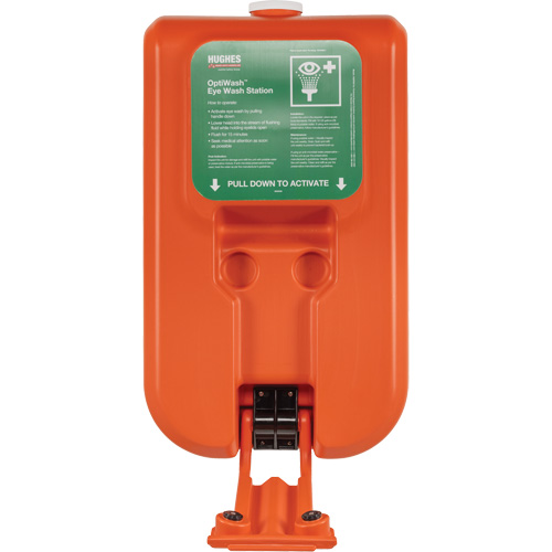 Poste de douche oculaire portable autonome, Aliment&eacute; par gravit&eacute;, Capacit&eacute; 10 gal., Conformit&eacute; ANSI Z358.1 Waymarc Industries Inc