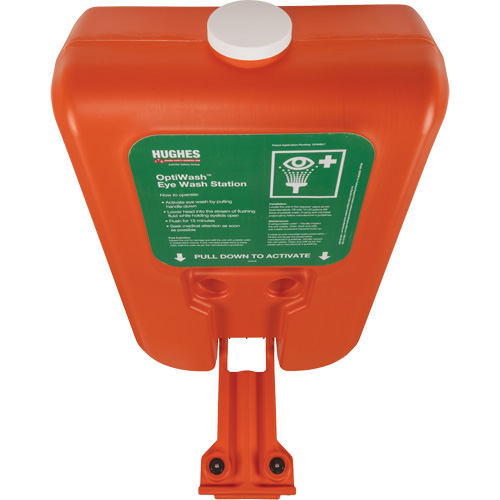 Poste de douche oculaire portable autonome, Aliment&eacute; par gravit&eacute;, Capacit&eacute; 10 gal., Conformit&eacute; ANSI Z358.1 Waymarc Industries Inc