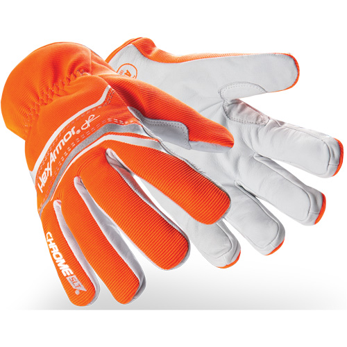Chrome SLT&reg; 4075 Cut-Resistant Gloves, Size Small/7, Goatskin/HPPE Shell, ASTM ANSI Level A6/EN 388 Level E Waymarc Industries Inc