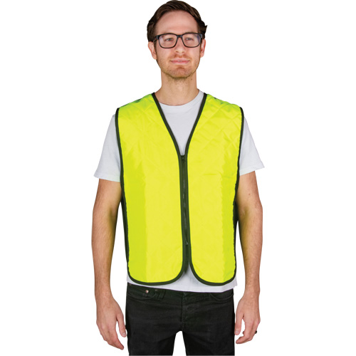 Veste refroidissante &agrave; &eacute;vaporation, Moyen, Jaune lime haute visibilit&eacute; Waymarc Industries Inc