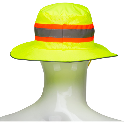 Chapeau de p&ecirc;cheur &agrave; refroidissement par &eacute;vaporation, Lime haute visibilit&eacute; Waymarc Industries Inc