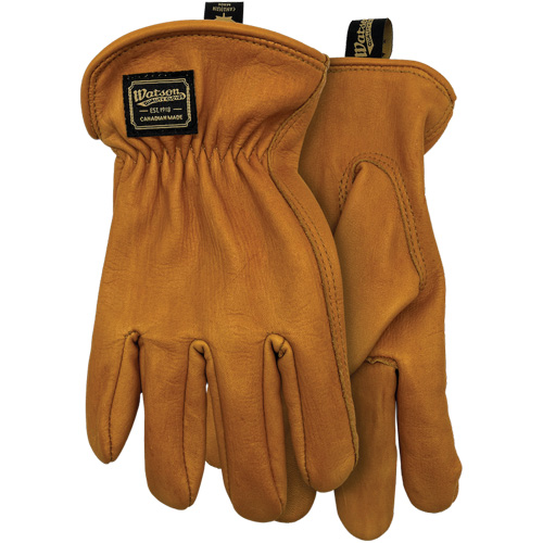 Gants r&eacute;sistants &agrave; la coupe The Duke 597CR, Taille Moyen, Enveloppe en Cuir de vache/Para-aramide/Polyester/Acier inoxydable, ASTM ANSI niveau A5 Waymarc Industries Inc