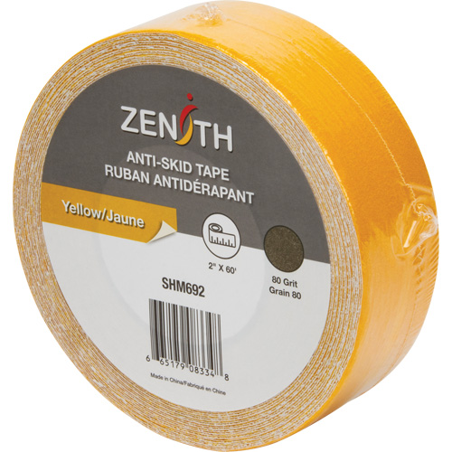 Anti-Skid Tape, 2" x 60', Yellow Waymarc Industries Inc
