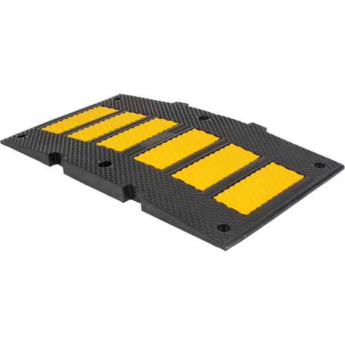 Middle Speed Hump, Rubber, 2' L x 8" W x 1-1/4" H Waymarc Industries Inc