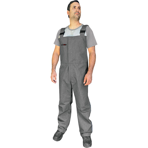 CoreMAX FR Bib Overall, Large, Grey Waymarc Industries Inc