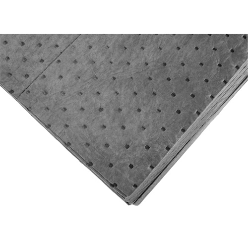 Feuilles absorbantes li&eacute;es, Universel, 15" x 19", 8 gal. d'absorption Waymarc Industries Inc